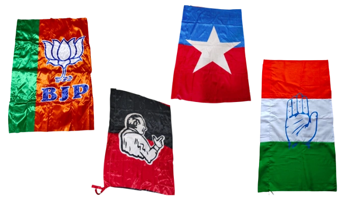 Printed Political Pipe Flag Manufacturers in Chennai